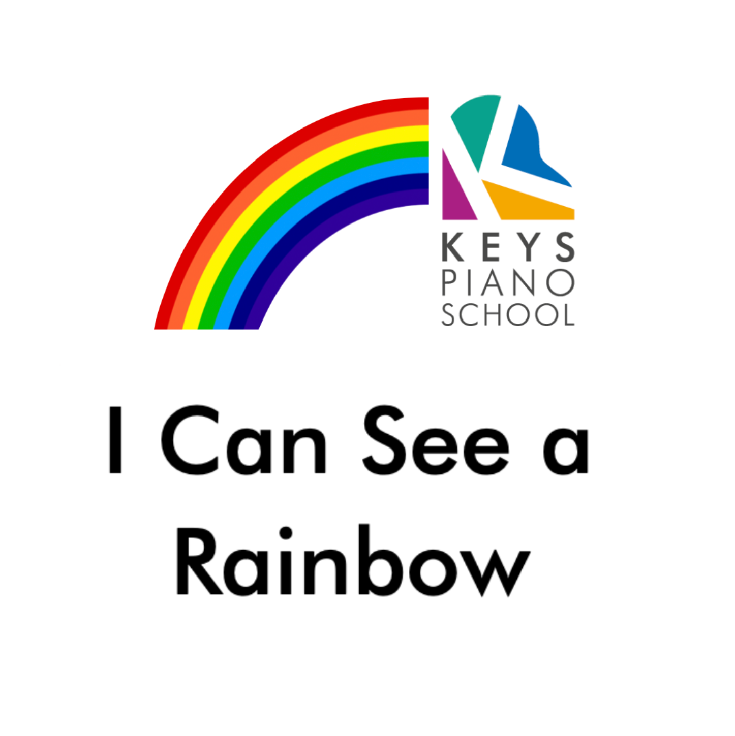'I Can See a Rainbow' Young Beginners pre-stave