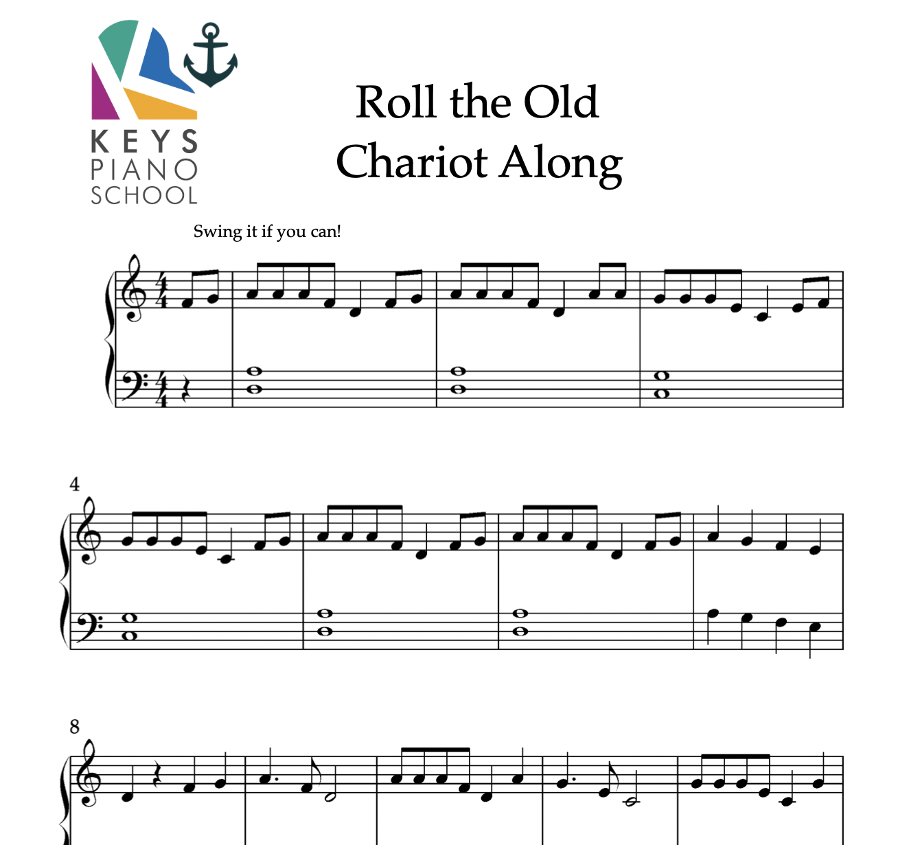 'Ahoy!' Sea Shanties and piano composition for initial - grade 1 - Image 3